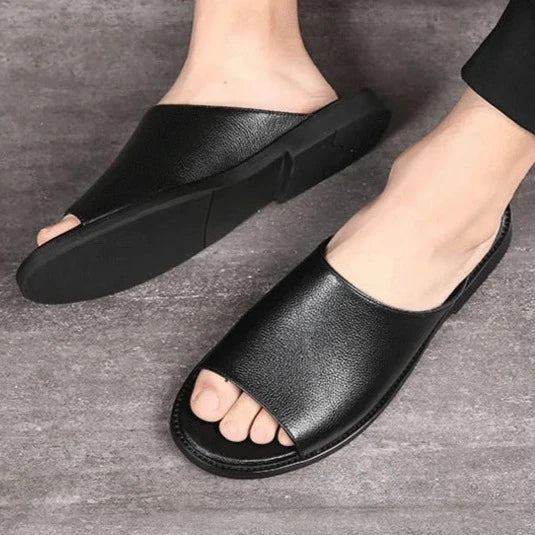 Italian Leather Slippers- CH 2101