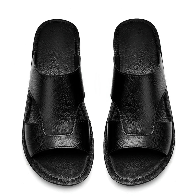 High Quality Soft Leather Slippers- CH 2102