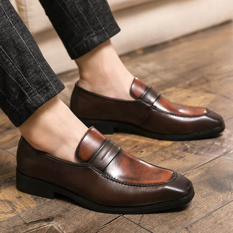 Men Leather Causal Shoes- 3076-CHM-207