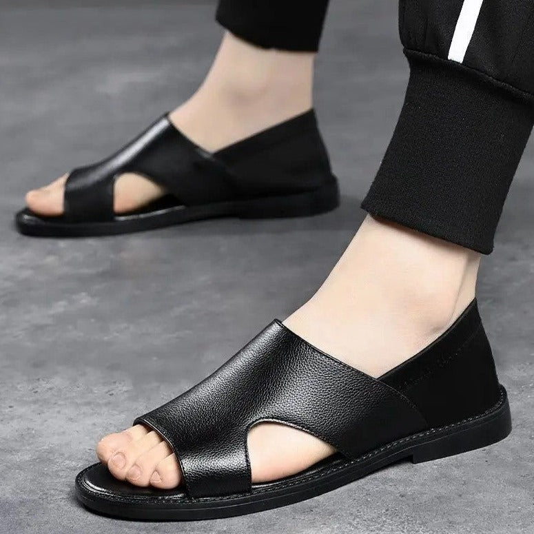 High Quality Leather Sandals Leisure Shoes- UKS 1801