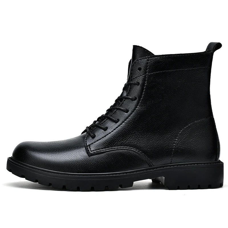 Genuine Leather Long Boots Winter Shoes UK 6108