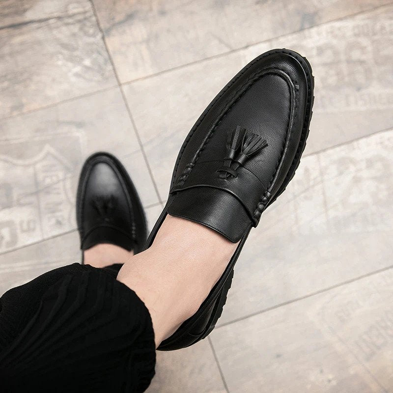 Men Fashion Breathable Leather Shoes-13935